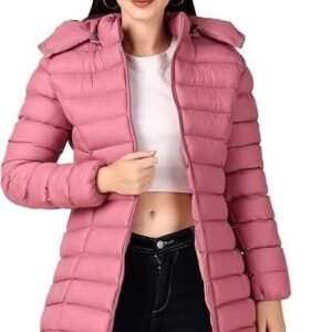 Latest Long Puffer Full Sleeve Winter Jacket For Women