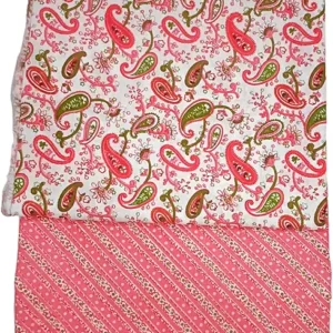 Printed Cotton Fabric Material Cloth Block Print Floral Print Women